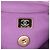 Chanel Mini Borsa in Pelle di Agnello Viola con Catena Candy Porpora - vista 6
