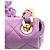 Chanel Mini Borsa in Pelle di Agnello Viola con Catena Candy Porpora - vista 8