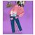 Conjunto excepcional de tweed da Chanel com jaqueta e jeans 38 FR Rosa - vista 2