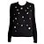 Chanel Neuer Glücksbringer Pullover Margot Robbie Größe 38 FR Schwarz
