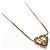 Collana Christian Dior metallo oro Auth 114153 D'oro - vista 3
