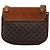 Céline Borsa a spalla in tela Macadam CELINE in pelle PVC marrone Auth BD216 - vista 2