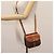 Céline Borsa a spalla in tela Macadam CELINE in pelle PVC marrone Auth BD216 - vista 20