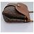 Céline Borsa a spalla in tela Macadam CELINE in pelle PVC marrone Auth BD216 - vista 4