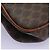 Céline Borsa a spalla in tela Macadam CELINE in pelle PVC marrone Auth BD216 - vista 9
