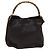 Borsa a mano in pelle GUCCI Bamboo 2 vie marrone oro 001 1705 1638 Auth th5638 D'oro - vista 13