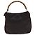 Borsa a mano in pelle GUCCI Bamboo 2 vie marrone oro 001 1705 1638 Auth th5638 D'oro - vista 2