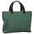 PRADA Borsa a mano in nylon verde Auth th5642