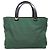 PRADA Borsa a mano in nylon verde Auth th5642 - vista 2