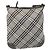 Borsa a spalla Burberry Nova Check Blue Label in nylon grigio Auth 114736 Marrone - vista 13