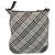 Borsa a spalla Burberry Nova Check Blue Label in nylon grigio Auth 114736 Marrone - vista 2