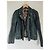 Dolce & Gabbana Bikerjacke aus Lammleder Dunkelgrün - Ansicht 2