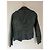 Dolce & Gabbana Bikerjacke aus Lammleder Dunkelgrün - Ansicht 3