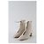 Lk Bennett Botas de couro bege com cadarço - vista 3