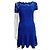 Diane Von Furstenberg DvF Fifi Spitzenkleid in königsblau