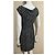Diane Von Furstenberg Vestido de jersey de seda DvF Gabi Blanco Gris antracita - vista 2