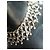 Christian Dior Collana in metallo bianco con perle Silver hardware - vista 4