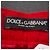 Pantalones rectos Dolce & Gabbana en algodón rojo Roja - vista 3