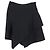 Alaïa Falda Mini Asimétrica Alaia en Poliéster Negro