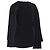 Der offene Front-Cardigan von The Row aus schwarzer Wolle