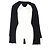 Der offene Front-Cardigan von The Row aus schwarzer Wolle - Ansicht 4