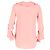 Rüschenshirt von Alexander McQueen aus rosa Polyester Braun Pink - Ansicht 3
