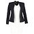 Stella Mc Cartney Blazer in lana nera decorato di Stella McCartney Nero - vista 4