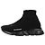Baskets Balenciaga Speed Trainer en polyester noir - vue 4