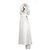 Rotate Vestido midi de mangas abullonadas Noon Puffy de Birger Christensen en poliéster blanco Crudo - vista 7