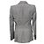 Blazer in lana grigia a motivo check di Alexander McQueen - vista 3