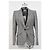 Blazer in lana grigia a motivo check di Alexander McQueen - vista 6