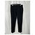 Pantaloni dritti Saint Laurent in lana nera Nero - vista 5