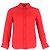 Camisa de botones Derek Lam en algodón rojo Roja