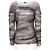 Grau gestrickter Pullover mit Camouflage-Muster von Saint Laurent - Ansicht 6
