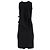 Vestido midi sin mangas de lana negra de Louis Vuitton Negro - vista 3