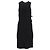 Vestido midi sin mangas de lana negra de Louis Vuitton Negro - vista 6