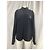 Camicia a maniche lunghe in seta nera ricamata con amore di Givenchy Nero - vista 7