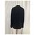 Camicia a maniche lunghe in seta nera ricamata con amore di Givenchy Nero - vista 9