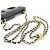 Custodia per iPhone 14 Pro Chanel Timeless Classic Line Nero - vista 4