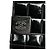 Clutch in catena in vernice nera CC cioccolato di Chanel Nero - vista 11