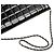Clutch in catena in vernice nera CC cioccolato di Chanel Nero - vista 16