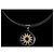 Collana Choker Bulgari Tondo Sun in Pelle e Oro Giallo 18K - vista 5