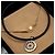 Collana Choker Bulgari Tondo Sun in Pelle e Oro Giallo 18K - vista 7