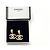 Pendientes colgantes CC vintage adornados con strass de Chanel Gold hardware - vista 4