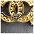 Pendientes colgantes CC vintage adornados con strass de Chanel Gold hardware - vista 9