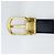 Cinturón unisex Chanel con hebilla chapada en oro de 24 quilates Negro - vista 5