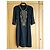 Abito Givenchy nero in viscosa con borchie dorate - vista 2