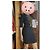 Abito Givenchy nero in viscosa con borchie dorate - vista 9