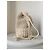 Autre Marque Borsa Cesto in Maglia di Cotone Crema - vista 4