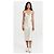Vestido lencero L'Agence Jodie de seda crema Crudo - vista 6
